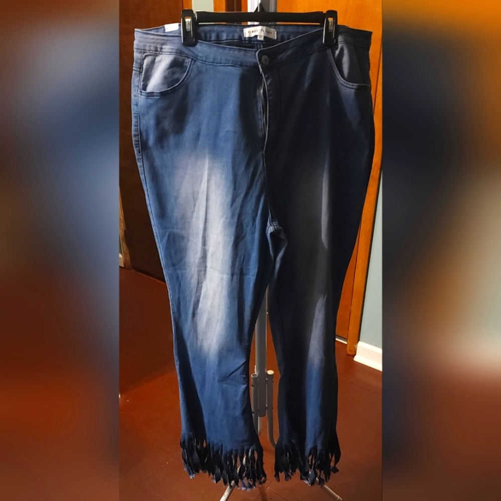 SIZE 22 BOHO CHIC JEANS